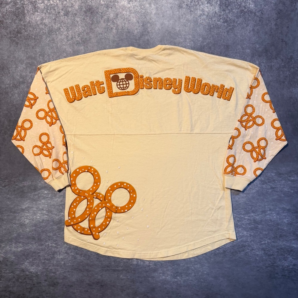 Disney Parks Mickey Mouse Pretzel Scented Spirit Jersey Walt Disney World L New